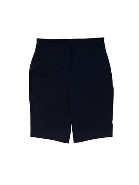 STUDIO WORKS Women's Dark Blue Bermuda Shorts Size 10